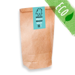 Bolsa papel con adhesivo gato