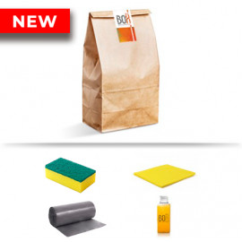 Kit de bienvenida Solano en bolsa de papel Kraft